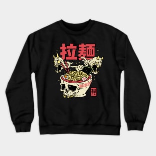 Ramen Soup Skull Bowl Crewneck Sweatshirt